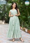 Padmakshi By Chansi Trendz Chinon Printed Gown Wholesale Suppliers In Mumbai